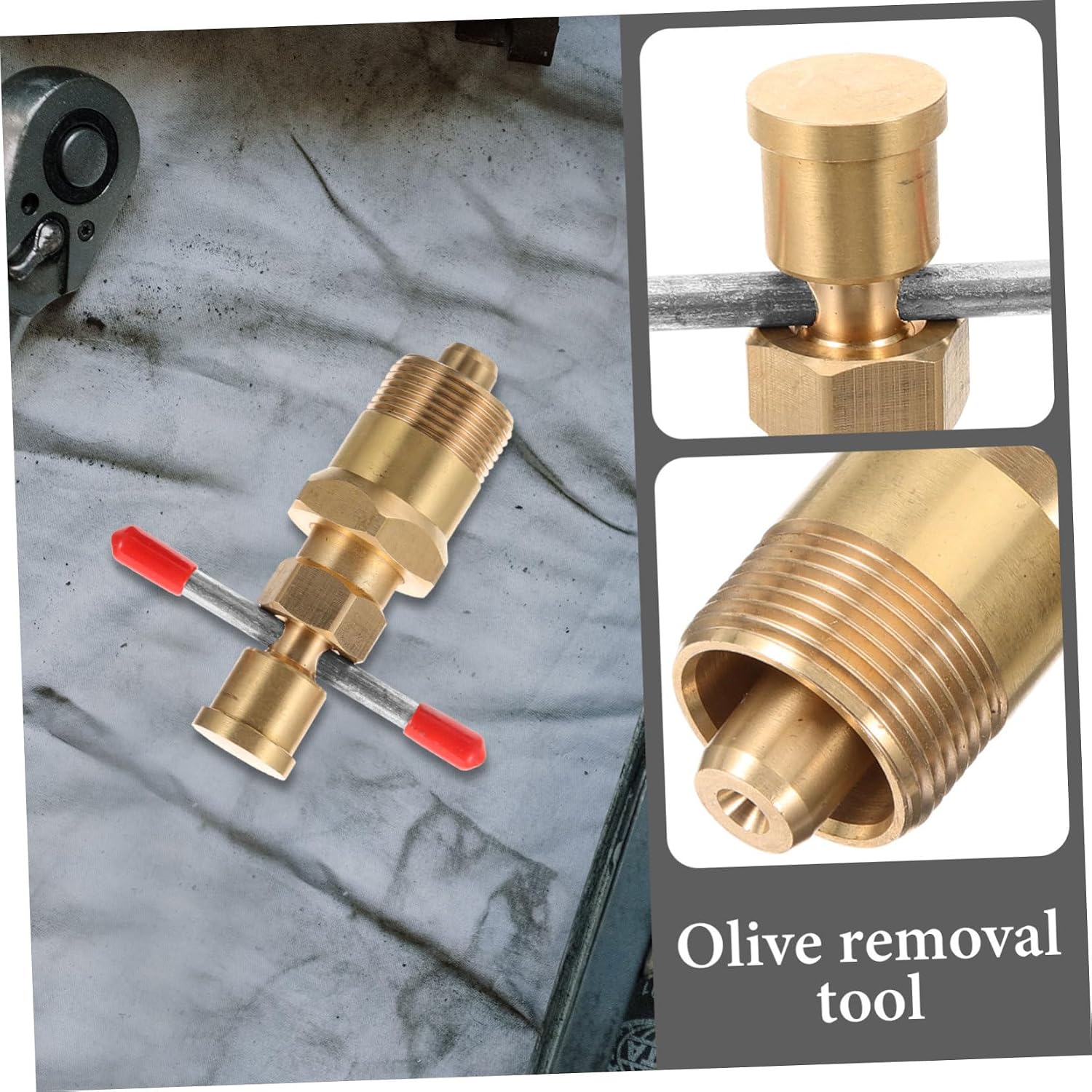 jojofuny Compression Ring Puller Tool Lightweight Ferrule Removal Tool for Plumbing Portable Compression Sleeve Puller Versatile Fitting Extractor for Easy Disassembly