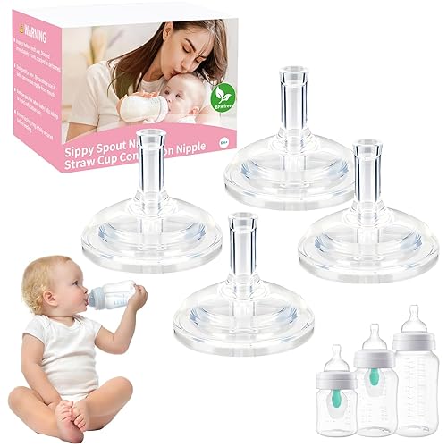 Miniatura 1 de Boquillas para biberones Philips Avent anticólicos para bebés, pezones de silicona suave de grado alimenticio, flujo variable a prueba de derrames