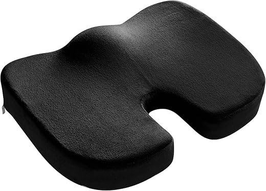 WOLTU Orthopädisches Sitzkissen Ergonomisches Sitzkissen für Bürostuhl, Memory Foam Stuhlkissen, Fördert Durchblutung und Entlastet das Steißbein, für Büro, Auto, Rollstuhl & Home Office