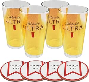 Amazon.com: LORD'S ROCKS Set of 4 16.9oz Pilsner Glass Compatible for ...