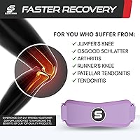Vista 2 de Sleeve Stars - Correa de soporte para tendón rotuliano de marca sueca para mujeres y hombres, rodillera Osgood Schlatter eficaz para jóvenes