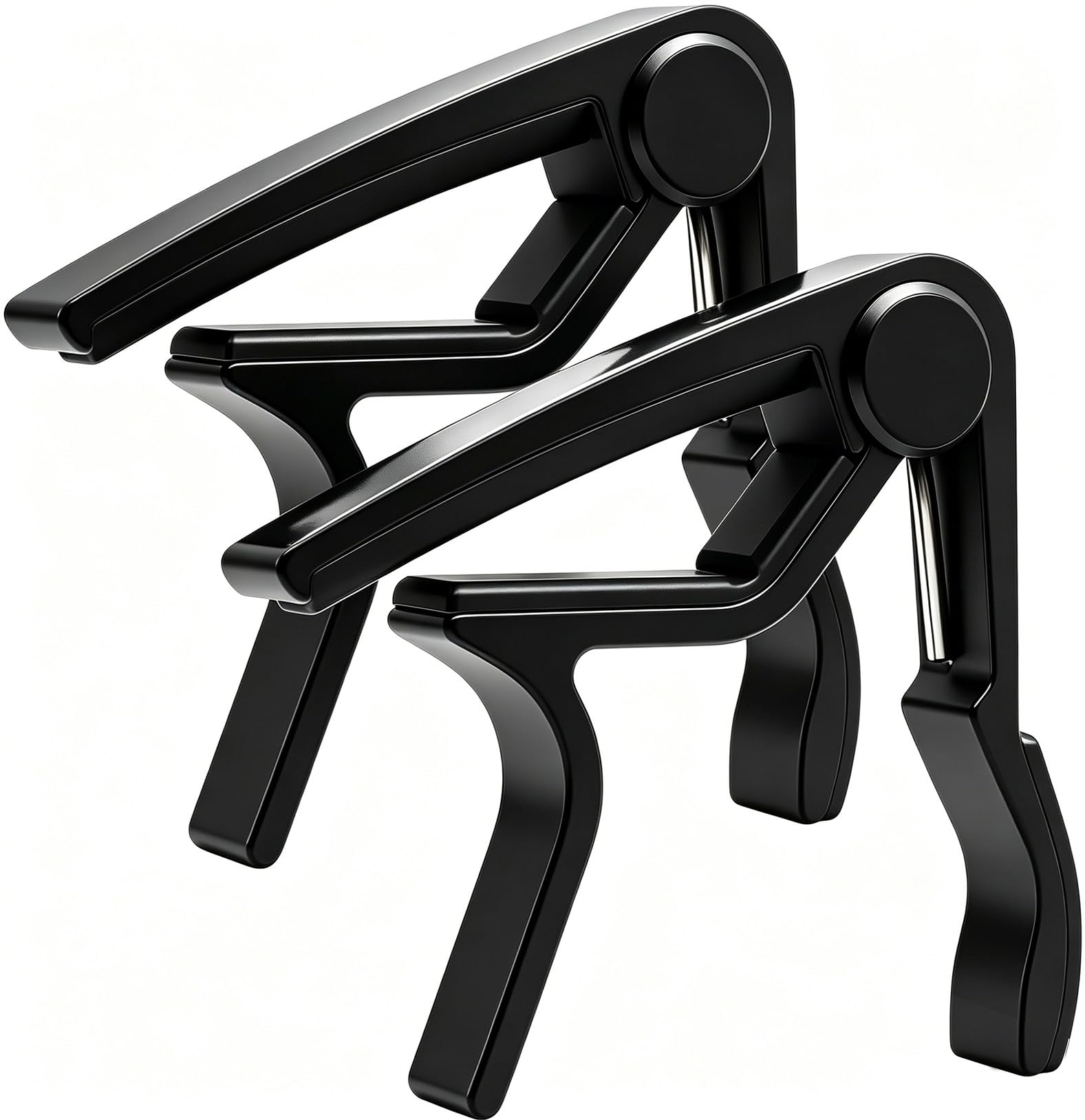 Guitar Capo 2 Pack Black Capo Guitar Clamp for Acoustic Electric Bass Guitar Ukulele