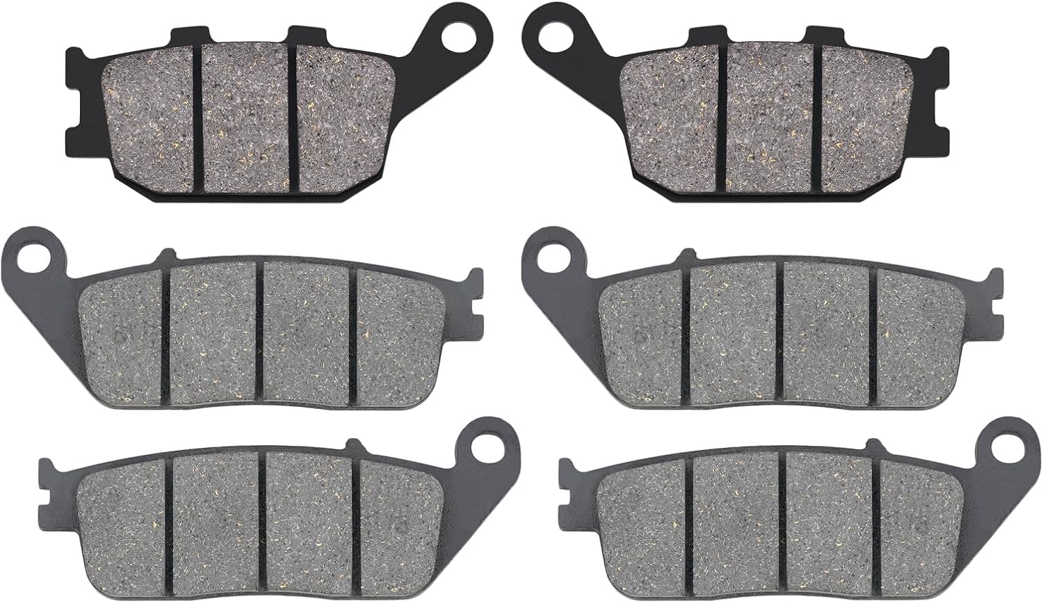 Road Passion Brake Pads Front and Rear for Kawasaki Z650 EER 650/Non ABS 2017 / CB750 F2 "CB Seven Fifty" 1992-2002