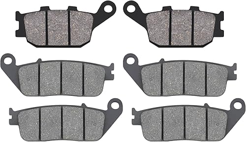 Road Passion Pastillas de freno delanteras y traseras para Kawasaki Z650 EER 650/Non ABS 2017 / CB750 F2 "CB Seven Fifty" 1992-2002