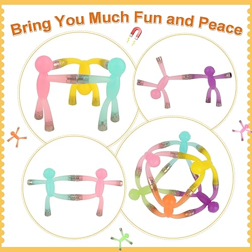 Miniatura 7 de 6 piezas Juguetes Magnéticos, Figuras de Personas para Niños, Regalos para Adultos y Niños, Hombres Magnéticos para Regalos de Adolescentes,