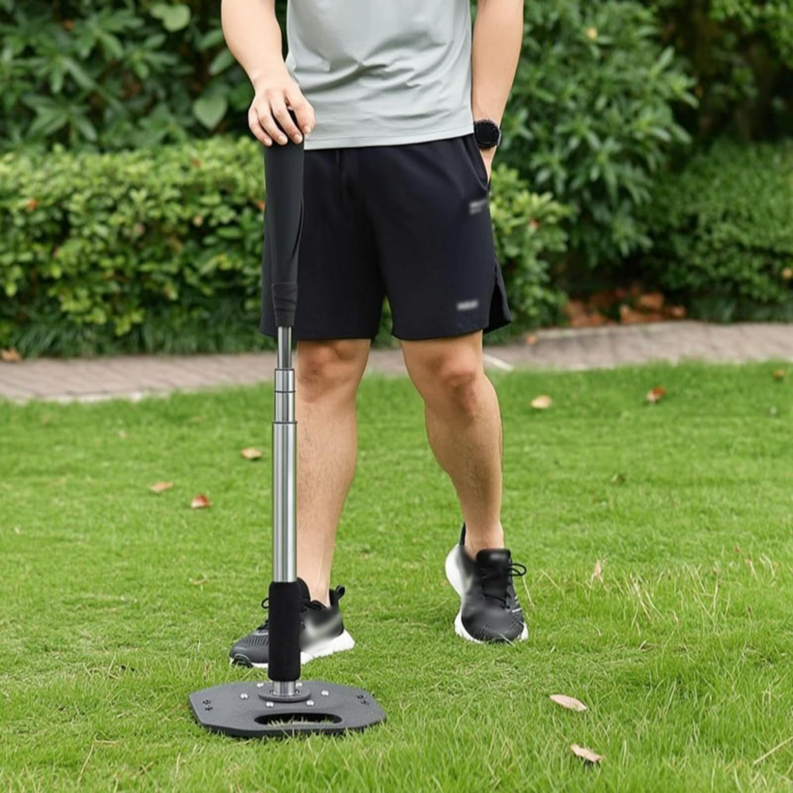 Baseballtrainingsständer mit Langlebigem Stahlkern Und Einfacher Höhenanpassung für Sportliches Training