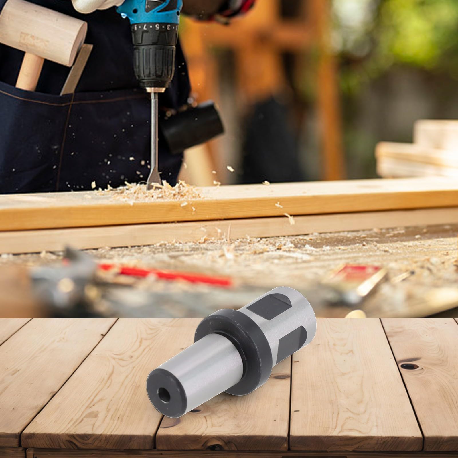Foret magnétique – Tige conique B16 vers convertisseur de tige Weldon 3/4 (19 mm), outils d'accessoires de mandrin robuste et équipement d'atelier (B)