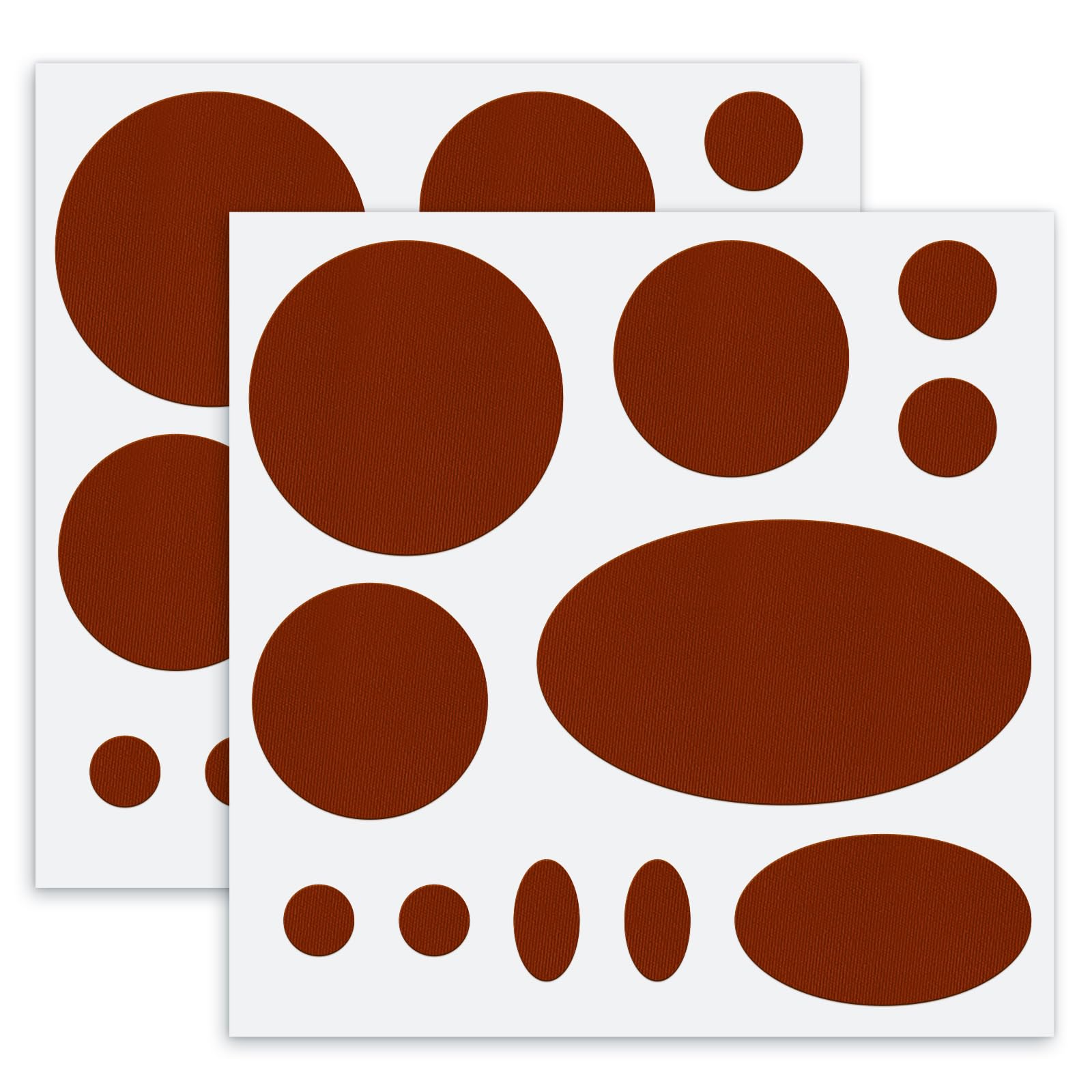 Down Jacket Patches Nylon Repair Tape Self-Adhesive Repair Patch | Pre-Cut, Waterproof Tear-Resistant Nylon Fabric Patches Down Jacket Repair Patches to Fix Holes in Clothing, Sleeping Bags (Brown)