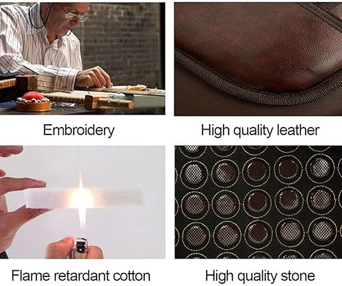 Miniatura 6 de HAILM Tapete de piedra de calor de cristal de turmalina de amatista de infrarrojo lejano, curación de terapia de calor infrarrojo, temporizador