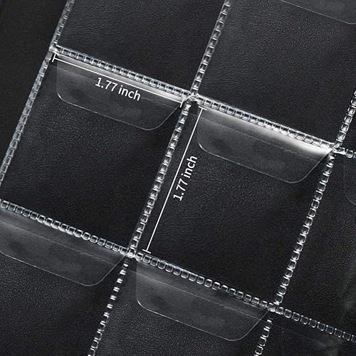 Miniatura 3 de AITIME 180 bolsillos para coleccionistas de monedas, álbum de libros para coleccionistas, suministros de colección de monedas, almacenamiento de