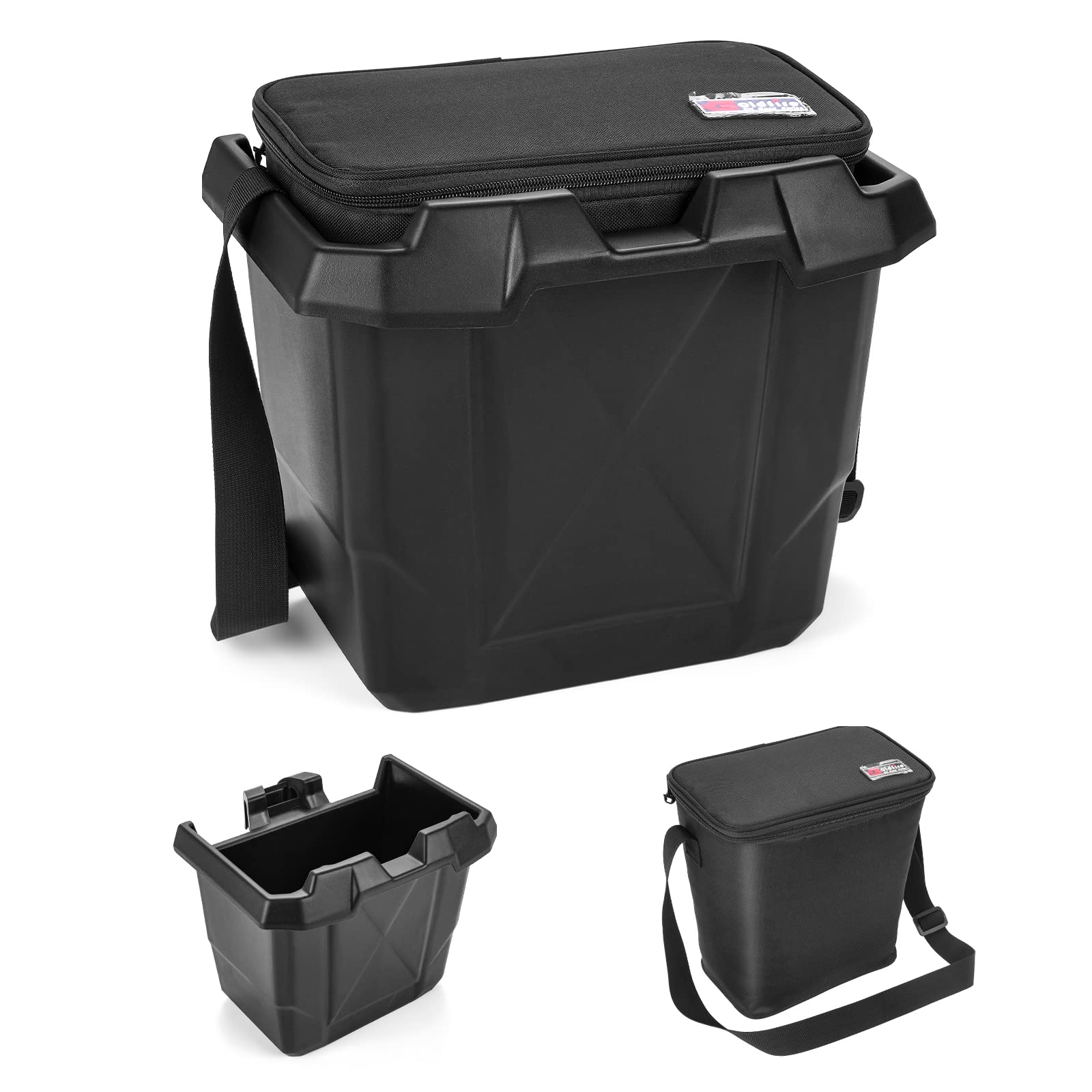 Defender Center Underseat Storage Bin And Portable Ice Chest Cooler Bag, Central Underseat