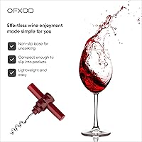 Vista 3 de Abridor de vino de camping - Sacacorchos de plástico portátil