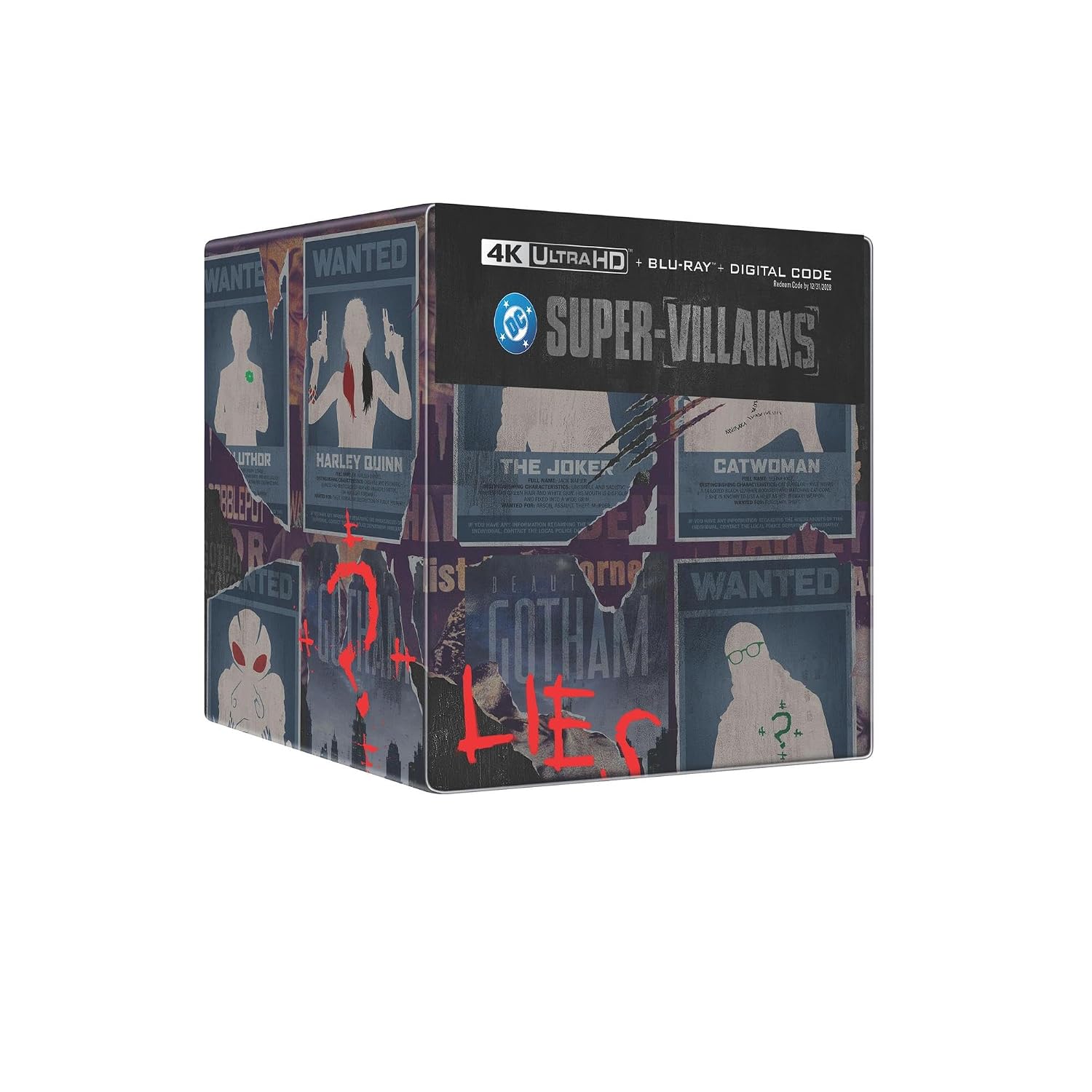 DC Villains 6-Film Limited Edition Steelbook Library Case (Amazon Exclusive - 4K Ultra HD) image 3