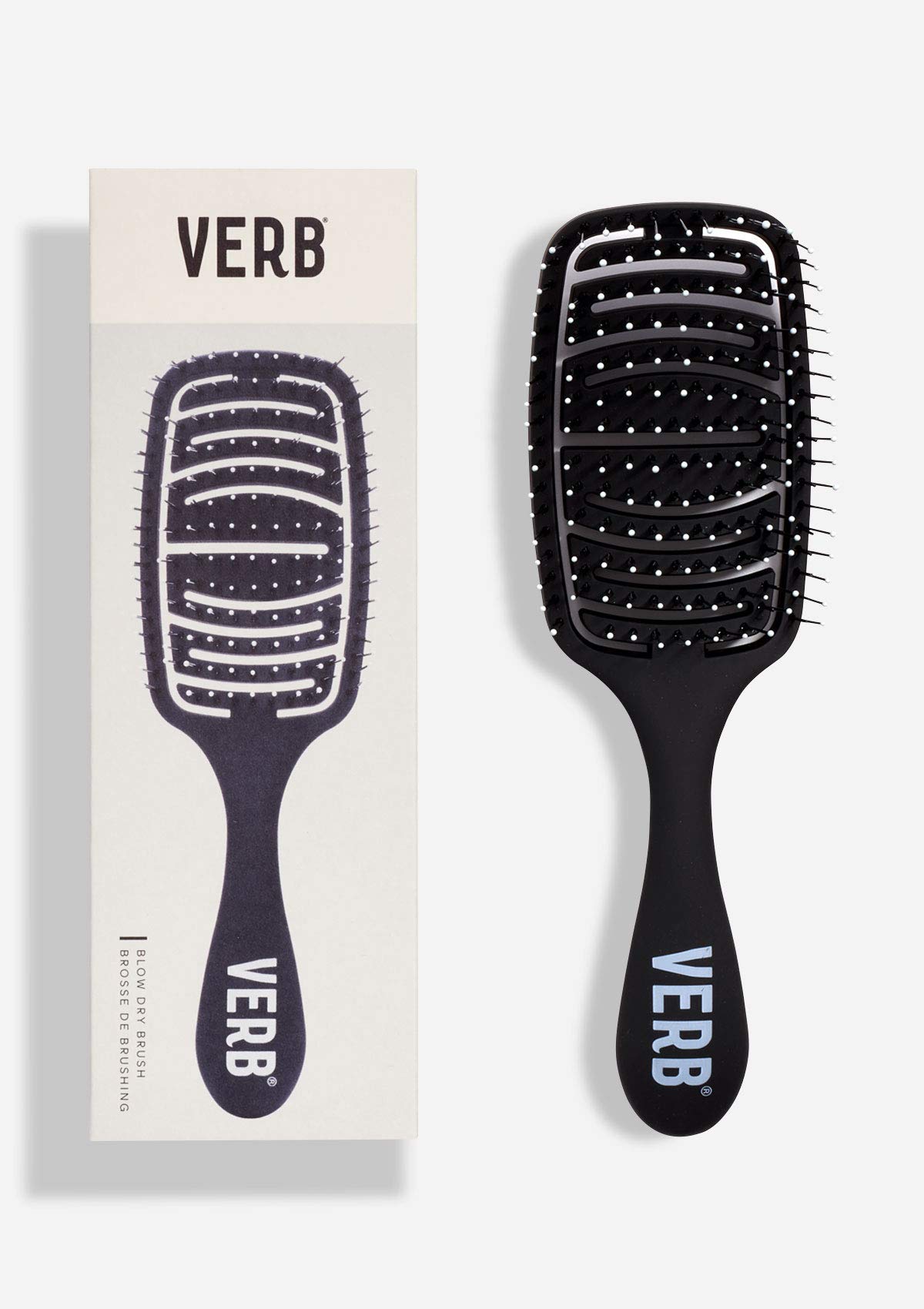 Verb Open Vent Blow Dry Brush for Quick Drying, Detangling and Smoothing