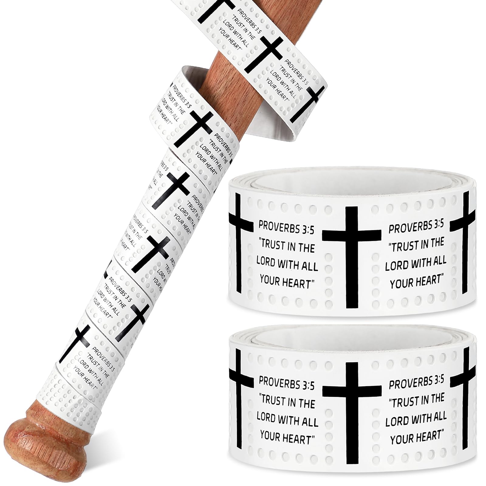 Pushglossy 2 Pcs Baseball Bat Grip Tapes, 1.1mm