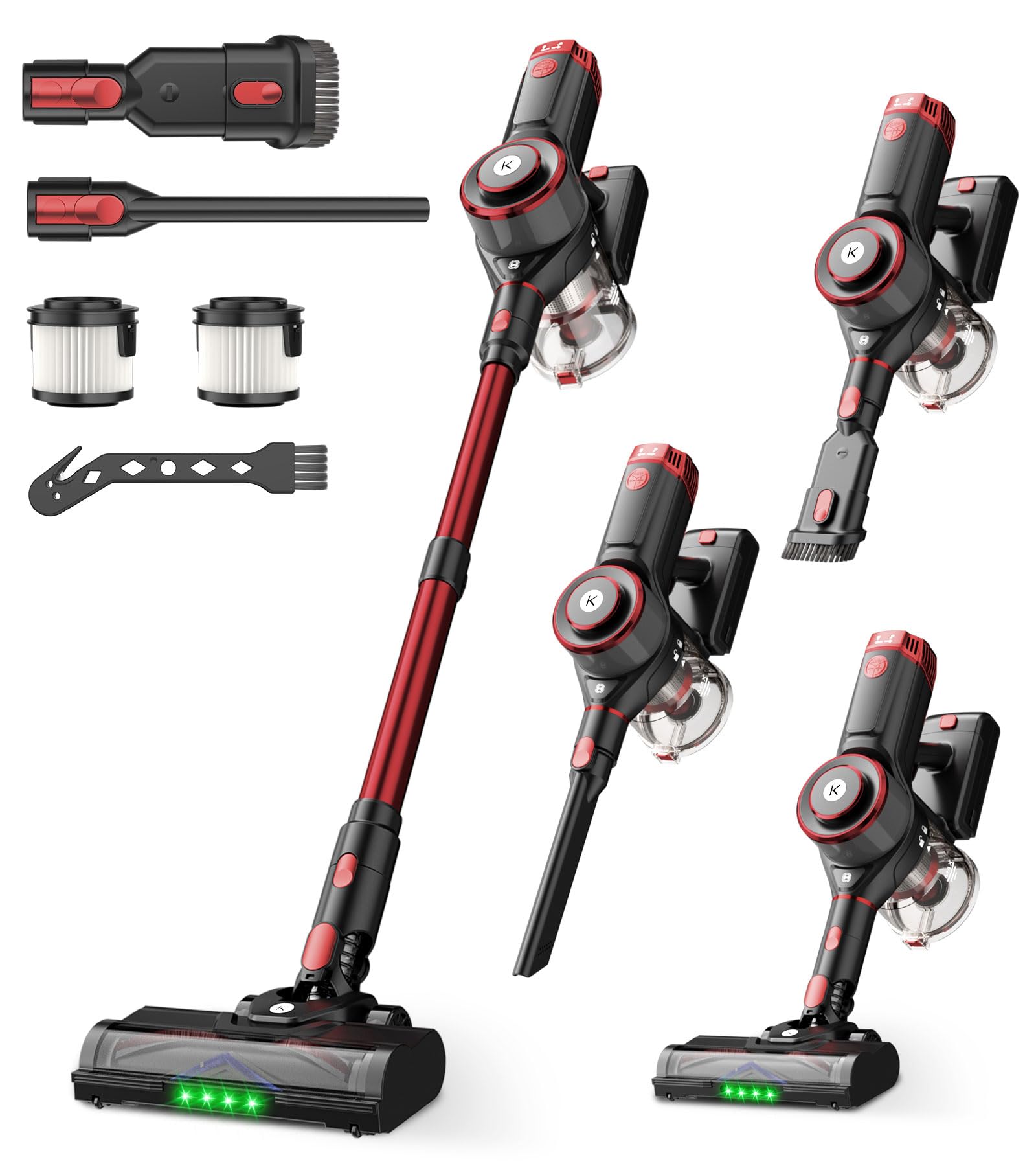 KTTLDRN K25 Cordless Vacuum: Powerful, Lightweight, 70Min Runtime