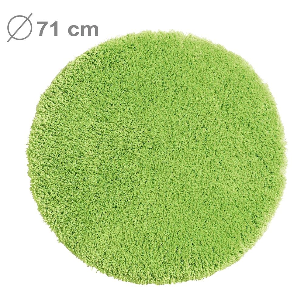 Panasonic® baño (microfibra I Alfombrilla de baño I microfibra ducha Alfombrilla I baño alfombra para cuarto de baño I Lavado Bar I I de secado rápido suelo radiante I color verde, 71 cm rund
