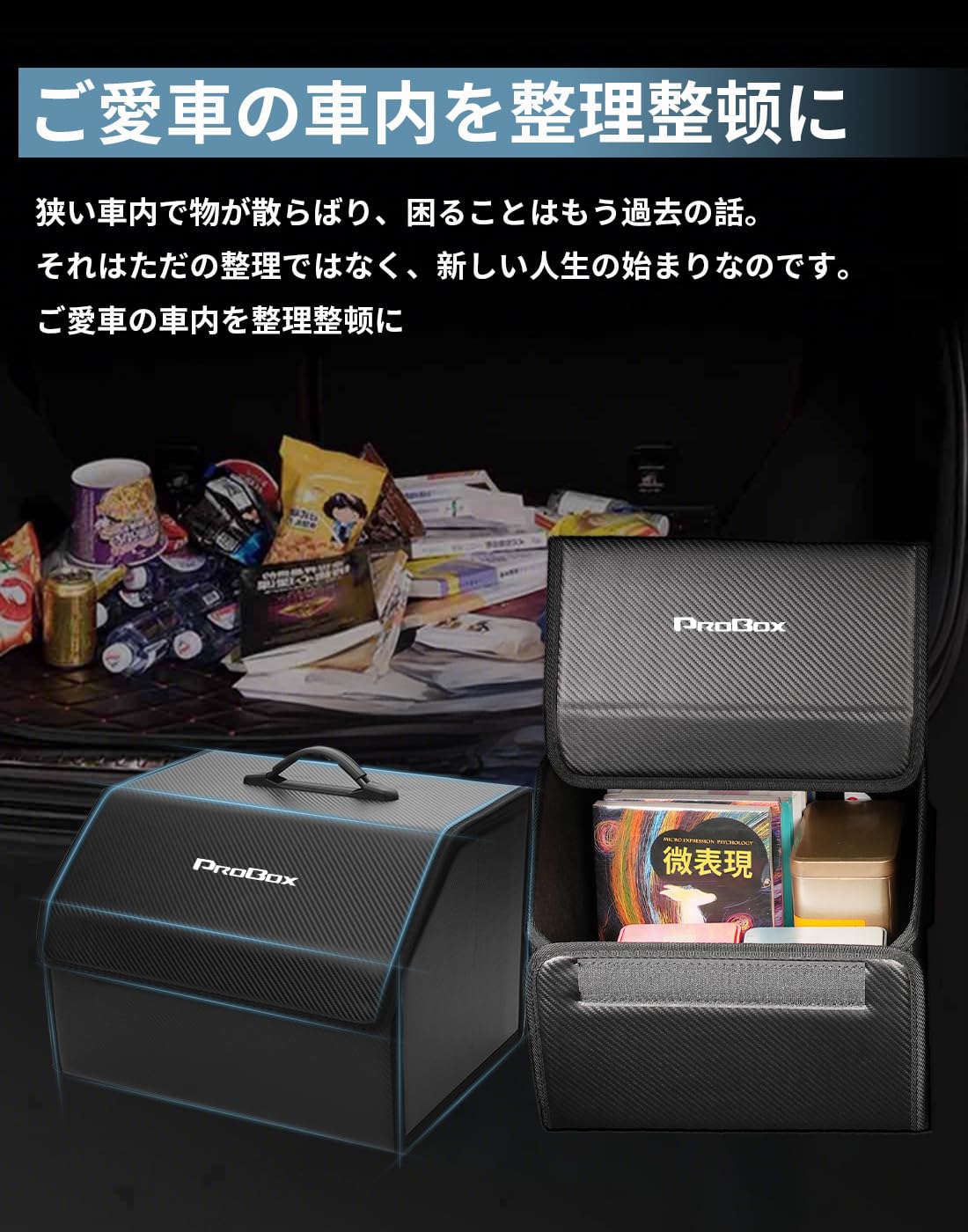 オーダー専用*収納ボックス Amazon.co.jp: プロボックス 専用 車 トランク 収納ボックス 新型 プロ