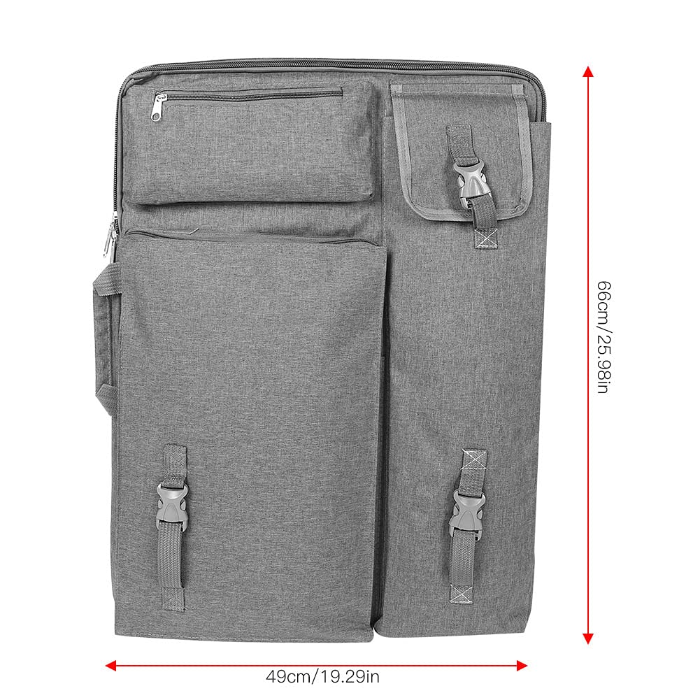 Borsa Per Tavolo Da Disegno 4K - Multifunzione Impermeabile Per Artisti (Nero) - Foto 2