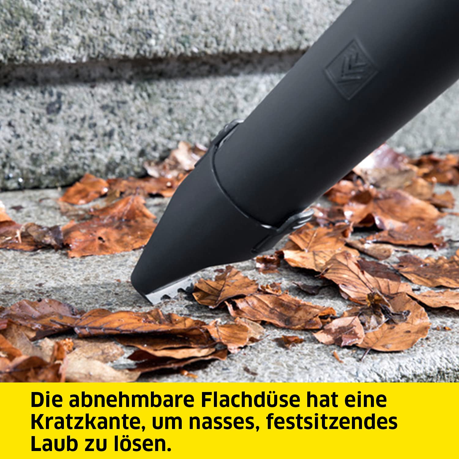 Kärcher 36 V Akku-Laubbläser LBL 4 Battery, Luftgeschwindigkeit: 250 km/h, 2 Leistungsstufen, abnehmbares Blasrohr, Flachdüse mit Kratzkante, verwendbar mit dem Kärcher 36-V-Akku, ohne Akku