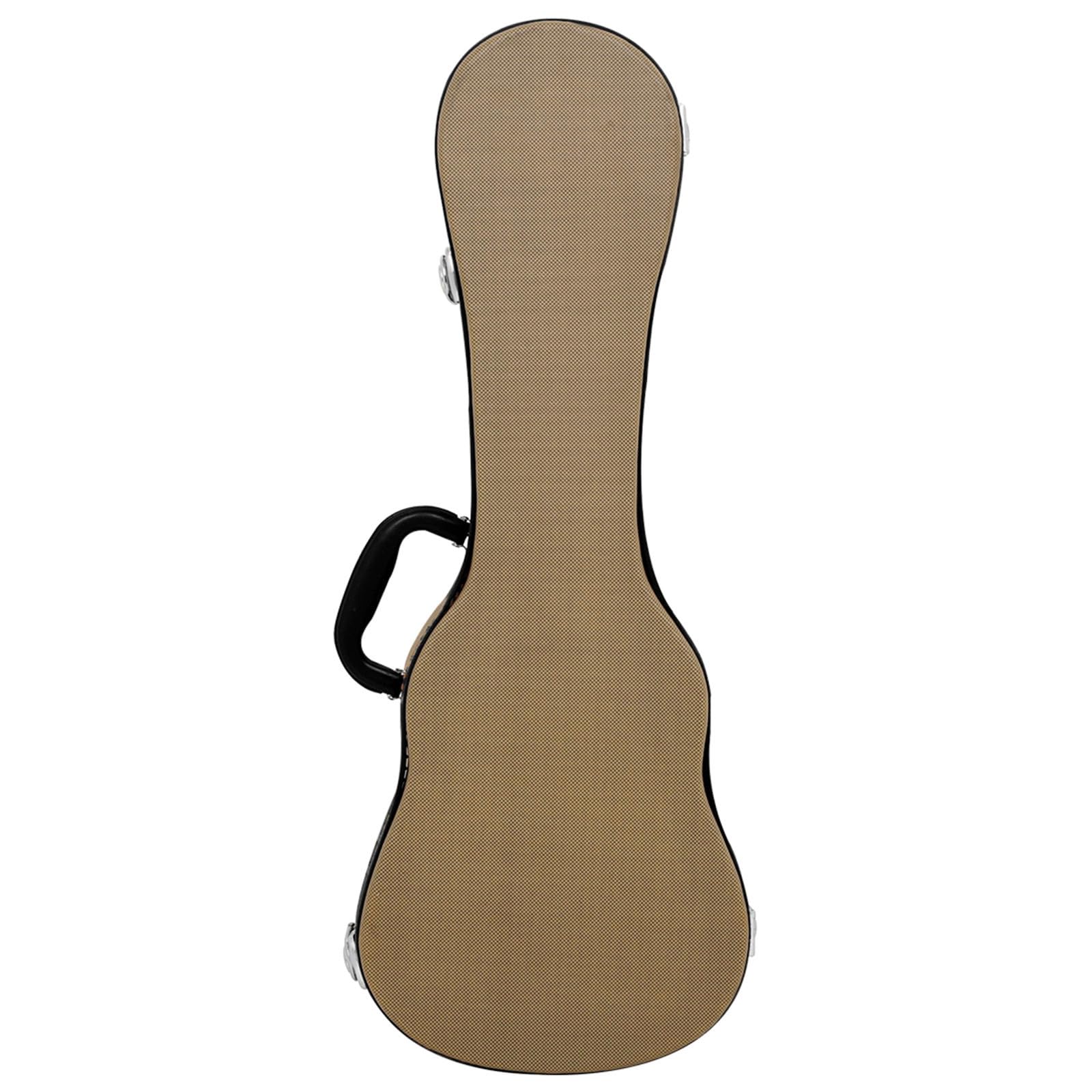 Ukulele-Hartschalen-Tragetasche, tragbare Ukulele-Schutzhülle, Hartschalentasche, Ukulele-Gigbag, weich gepolsterte Tragetasche
