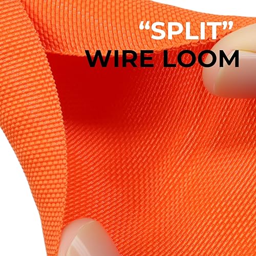 Miniatura 3 de Funda de organización de cables trenzados divididos de 3/16 pulgadas para cable USB, cable de alimentación de audio y video, protector de cable de