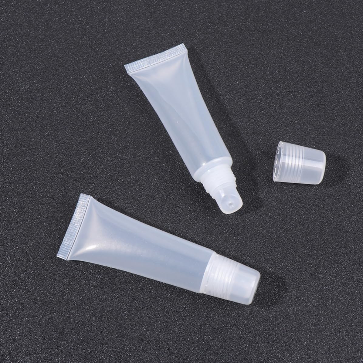 80 Pcs G White Squeeze Bottle Cosmetic Dispenser for Travel Storage