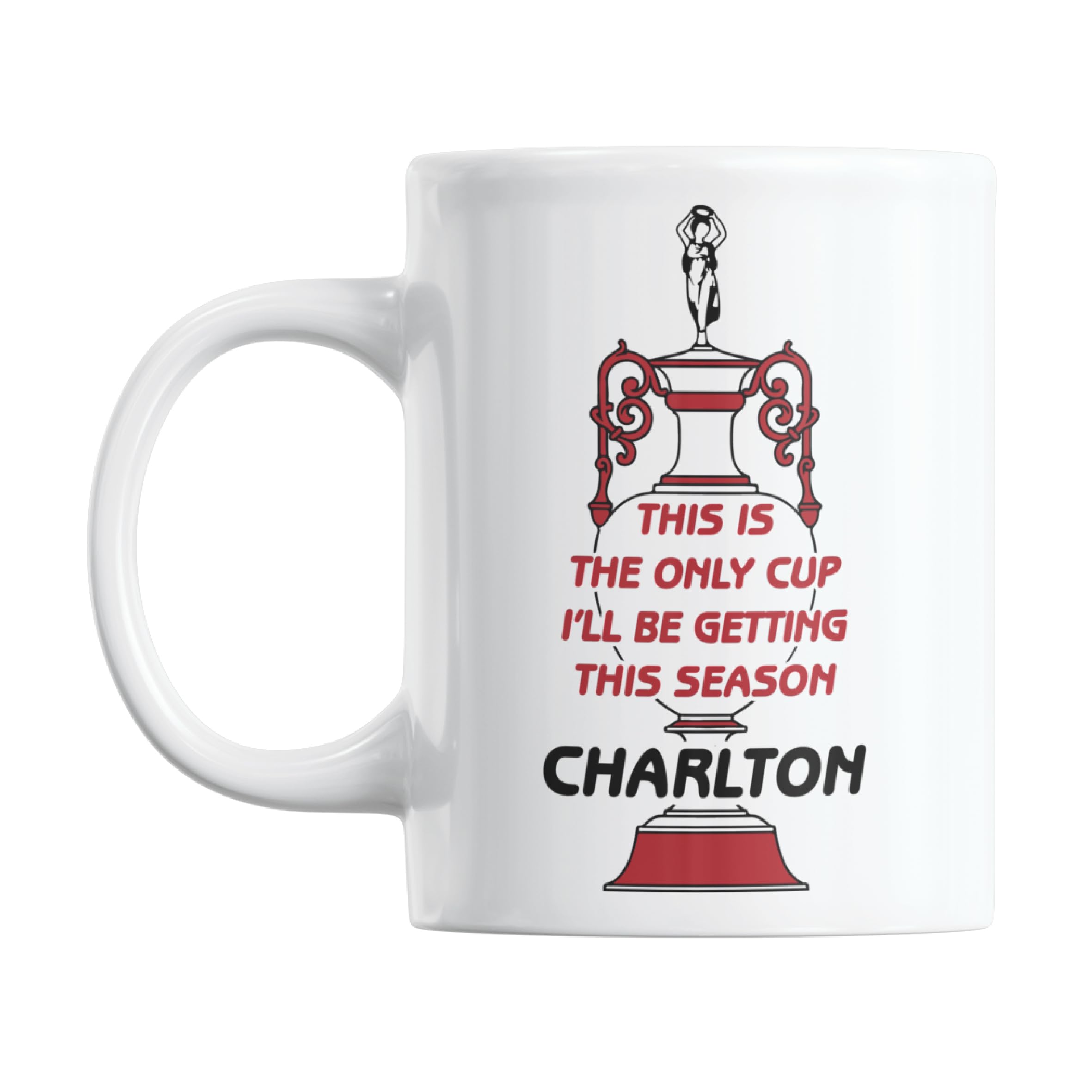 Mug Gift for Charlton Fans | Football Secret Santa Mug Gift for Charlton Supporters | Football Stuff, Joke Mug for Friends, Colleague, Cousin, Uncle, Dad, Father, Son, Brother 11oz