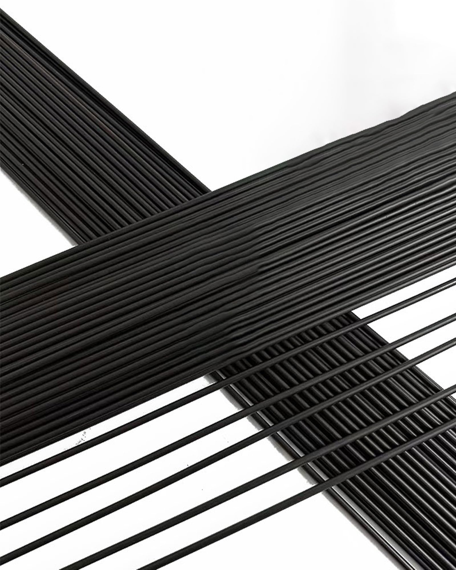 20 Stück 55CrSi-Federstahldraht, ölvergüteter hochelastischer gerader Stahlstab, schwarzer gehärteter Federdraht, 50 cm Länge, 1,2 mm–1,8 mm(3.0mm)