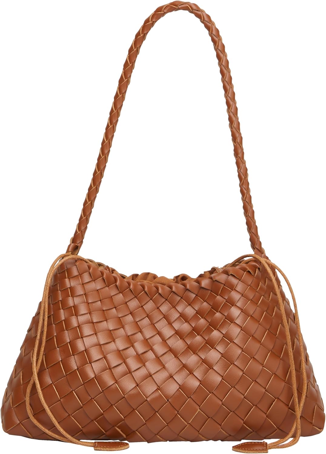 Woven Hobo Bags for Women Suede Woven Tote Bag Trendy Bucket Purse Underarm Shoulder Bag Vintage Tote Handbag Clutch Purses