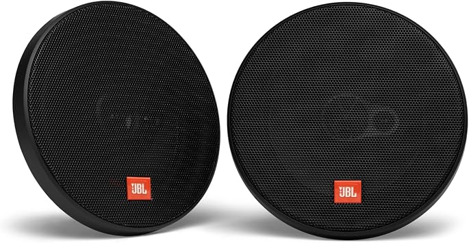 JBL Stage2 634 6.5" 160 mm 3-Way Coaxial Car Speakers delivering 40W RMS and 250W Peak Power, 4 Ohm Impedance, Polypropylene Woofer Cone and PEI Balanced Dome Tweeter for Clear, Dynamic Sound