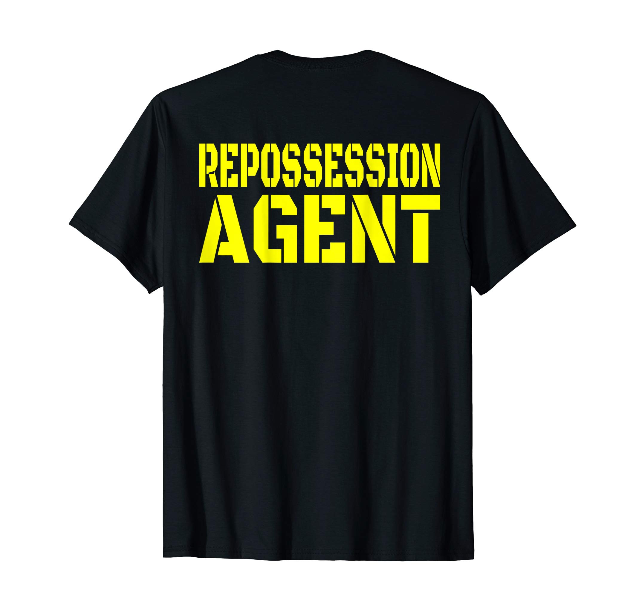 Repo Agent Yellow Text Work T-ShirtOEKO-TEX STANDARD 100
