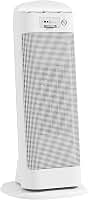 HOMCOM Calefactor Eléctrico Bajo Consumo, 2000W PTC, con 4 Modos, Termostato Regulable, Oscilación de 55°, Protección contra Vuelcos y Sobrecalentamiento para 15㎡ en Dormitorio, Blanco