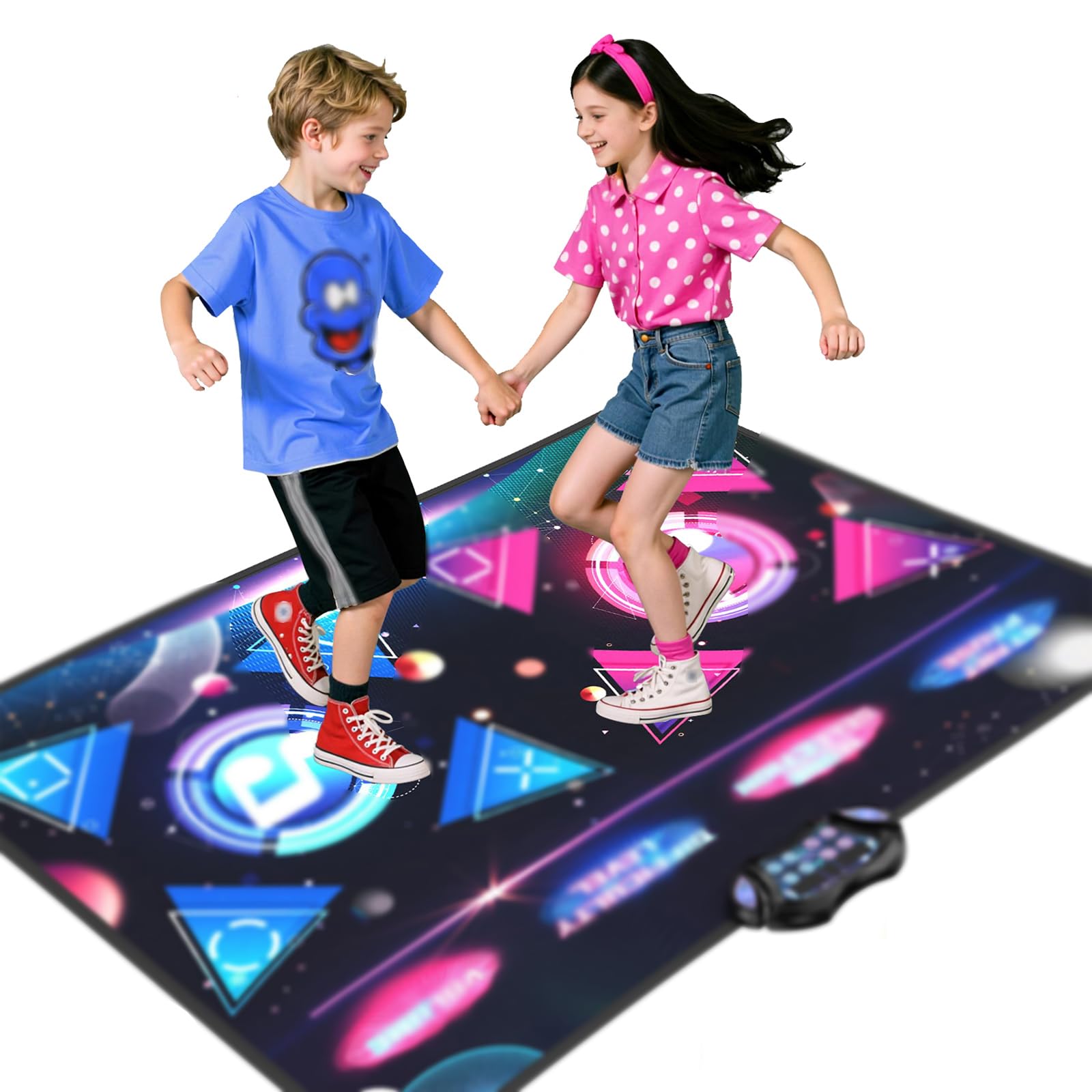 PIIMNT Esterilla de baile para niños, alfombra de baile musical, juguetes con 2 modos competitivos para niños a partir de 4, 5, 6, 7, 8 y más años