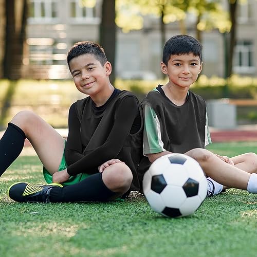 Miniatura 52 de Sintege 12 piezas de fútbol Pinnies Pennies Jersey Scrimmage chaleco de práctica deportiva Jersey de malla chaleco de baloncesto para jóvenes