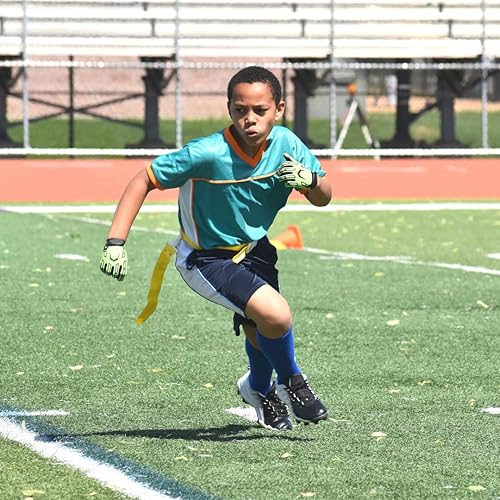 Vista 22 de Trained 10 cinturones de fútbol con bandera de hombre, juego de fútbol ajustable para 10 jugadores para equipos deportivos, entrenamiento