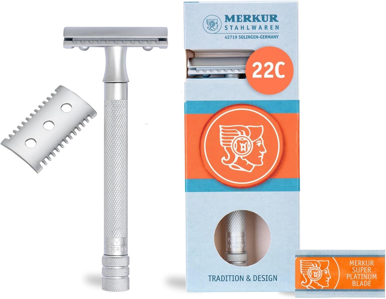 Merkur rasoio di sicurezza 22C two combs