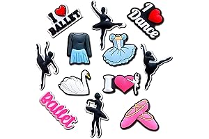 Dance Into Delight With 12 Balletic Croc Charms