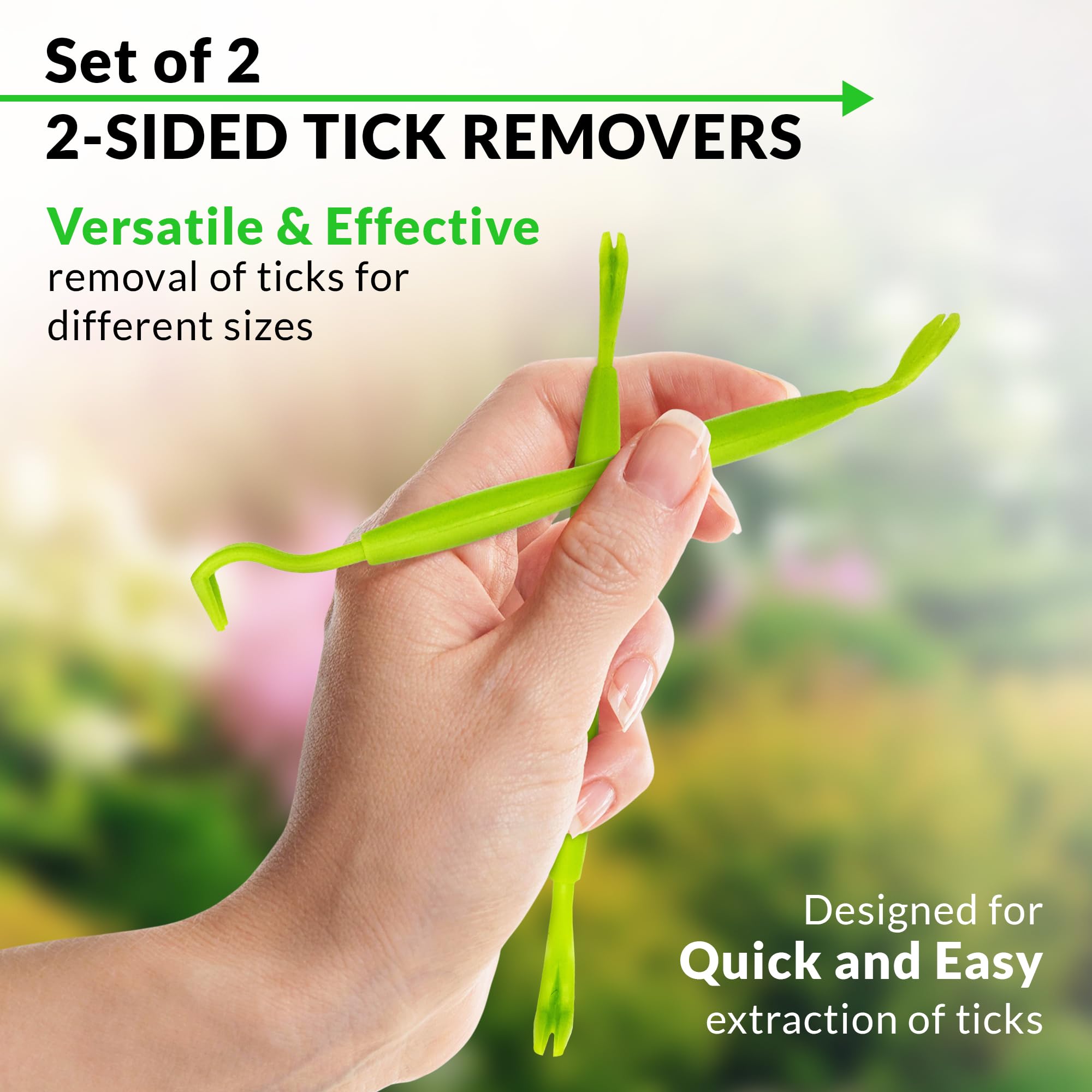 Kit Pinza Zecche 3 In 1 MYDAISY - Per Rimozione Sicura Da Uomini, Cani E Gatti, Con Gancio E Pinzette In Acciaio