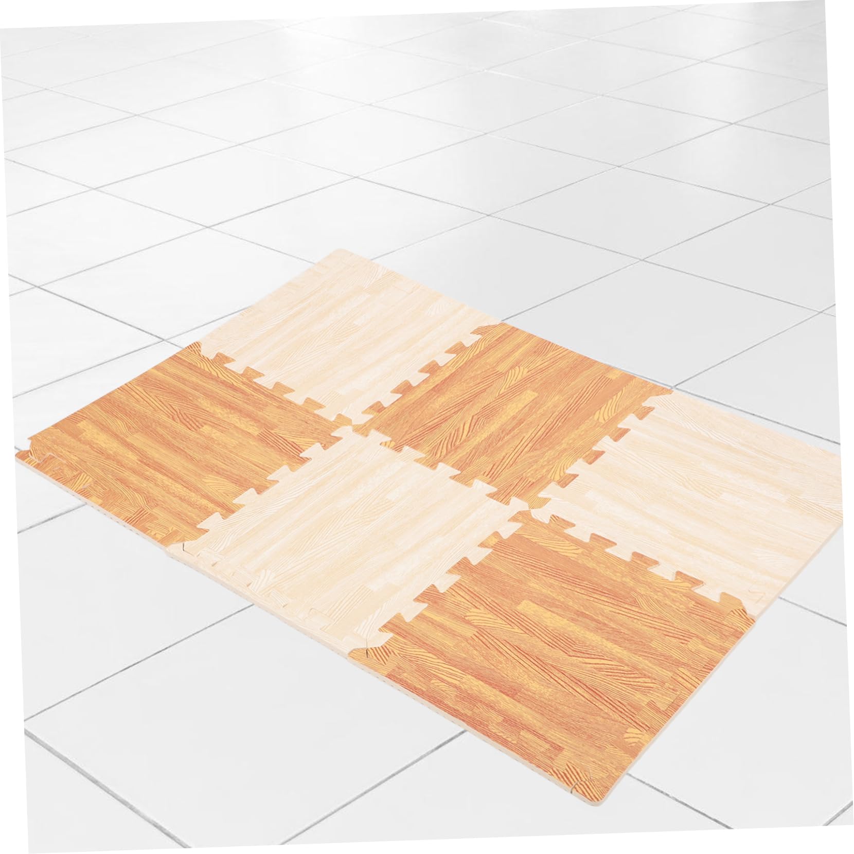 Yardwe Baby Puzzle Mat Set Interlocking Floor Tiles Soft Gym Mat Home Floor Pad for Boys and Girls