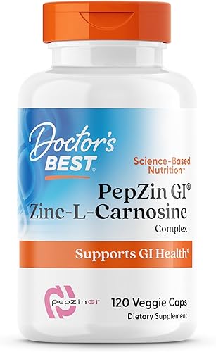 Zinc Carnosina Complejo con pepzin GI 120 Veggie Caps 120 count