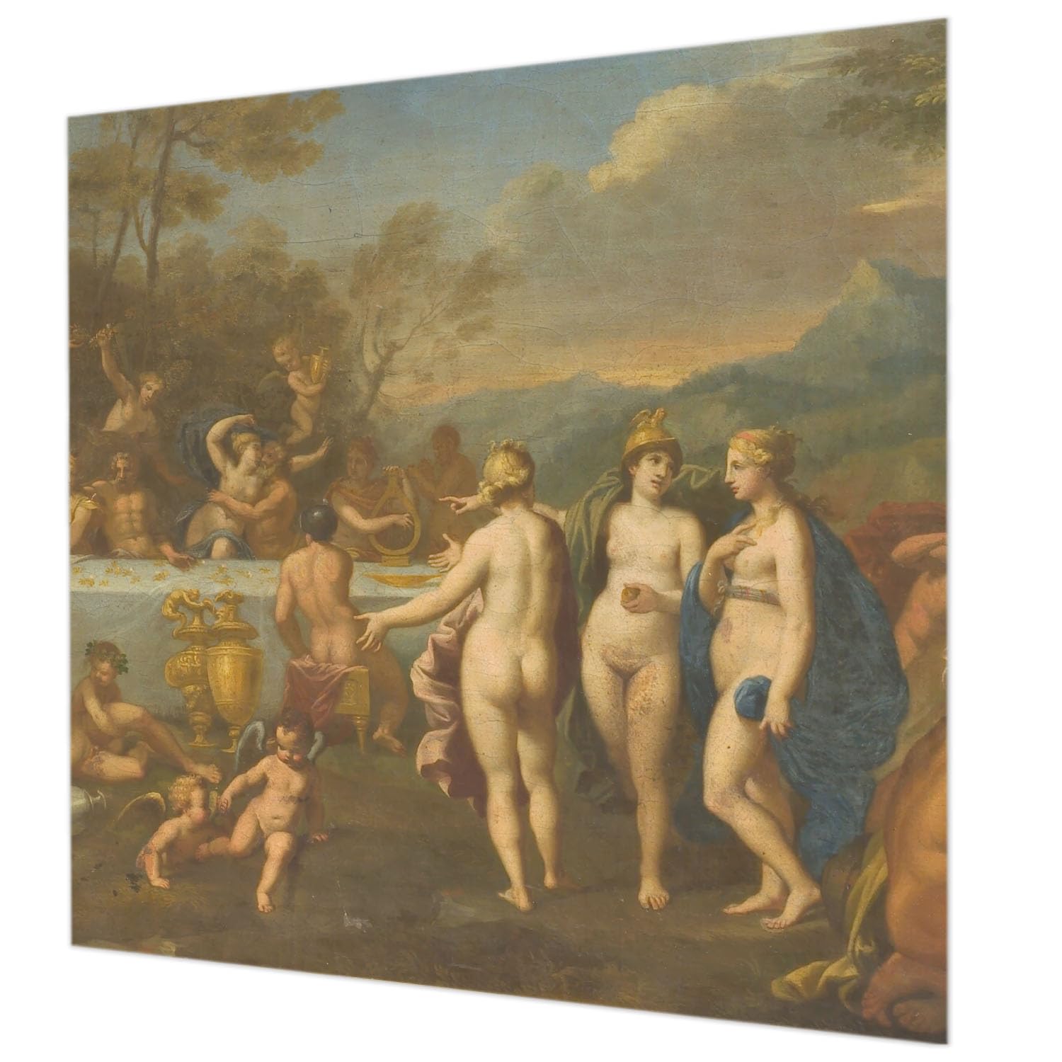 Papier peint intissé 250x250 cm colle incluse pour décoration murale