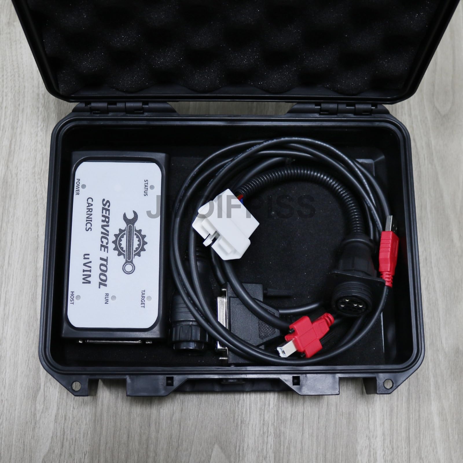 Für DOOSAN uVIM Bagger Gabelstapler Motor Diagnosewerkzeug Fehlererkennung OBD Schnittstelle DDT SCR DPF DCU ECU Scanner 2016 2023 Software (Adapter mit 2023 Software)