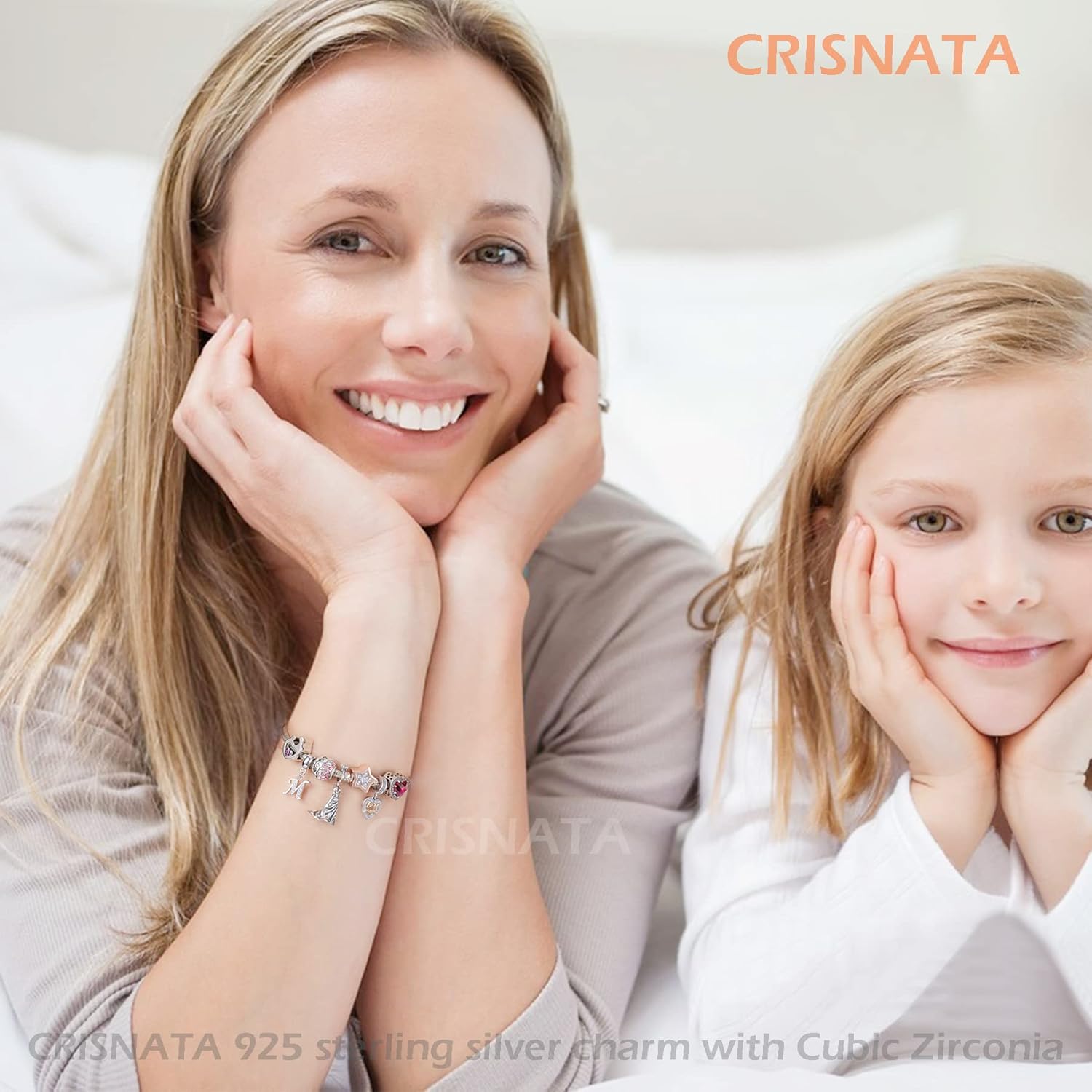 26 Letter Pendant Charms, Polished 925 Sterling Silver Complete Initial A-Z Dangling CZ Stone Alphabet Beads, fits European Bracelet Necklace, Gift for Mother/Father/Daughter/Son/Sister/Aunt - Image 6