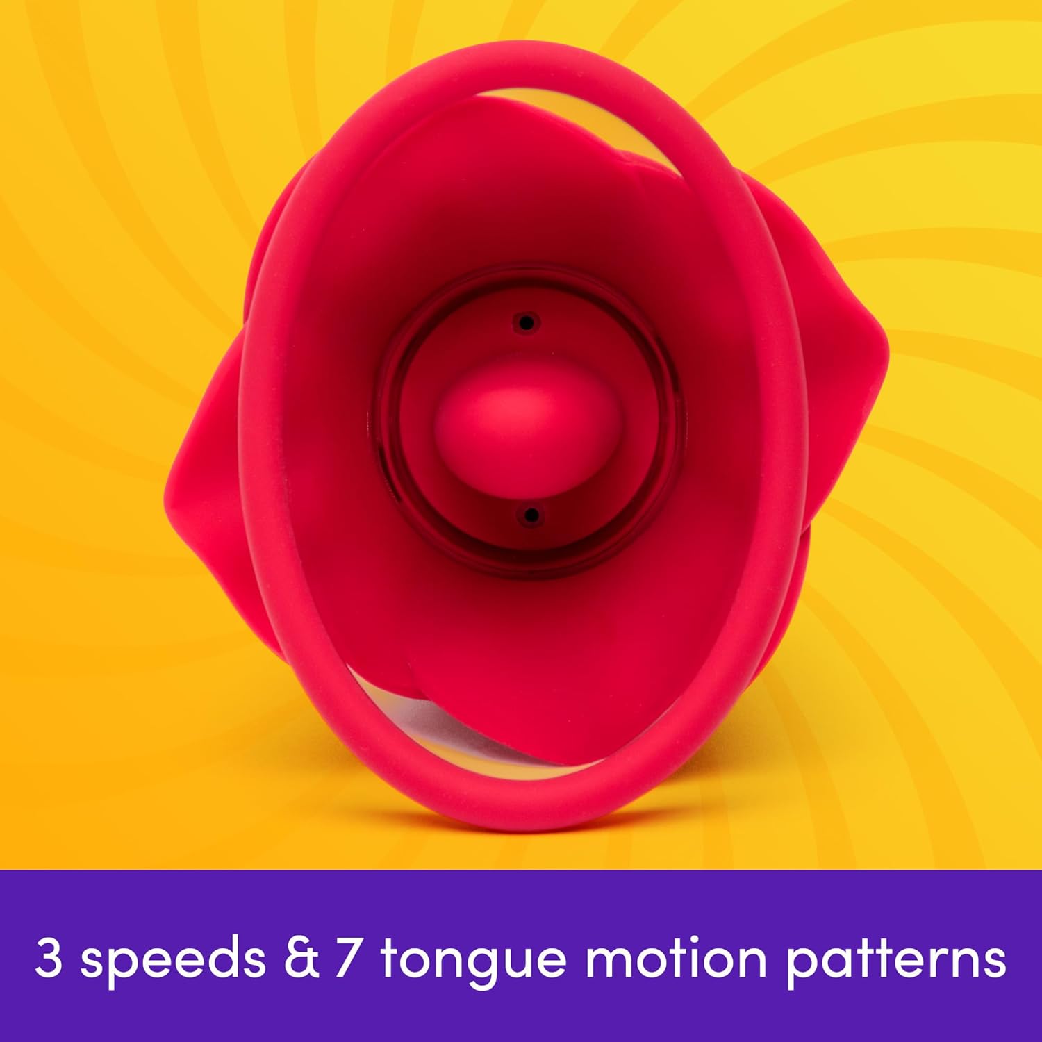 Lovehoney Rose Vibrating Pussy Pump & Clitoral Stimulator | Powerful Rose Suction Toy with Flickering Tongue | 3 Speeds, 7 Modes | Intense Clitoral, Vulva & Nipple Stimulation | USB Rechargeable