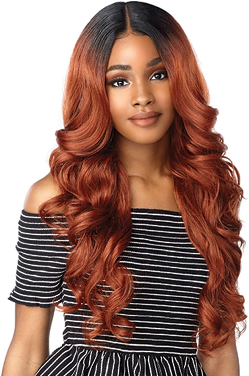 Sensationnel lace front wig - lace front edge zaniya
