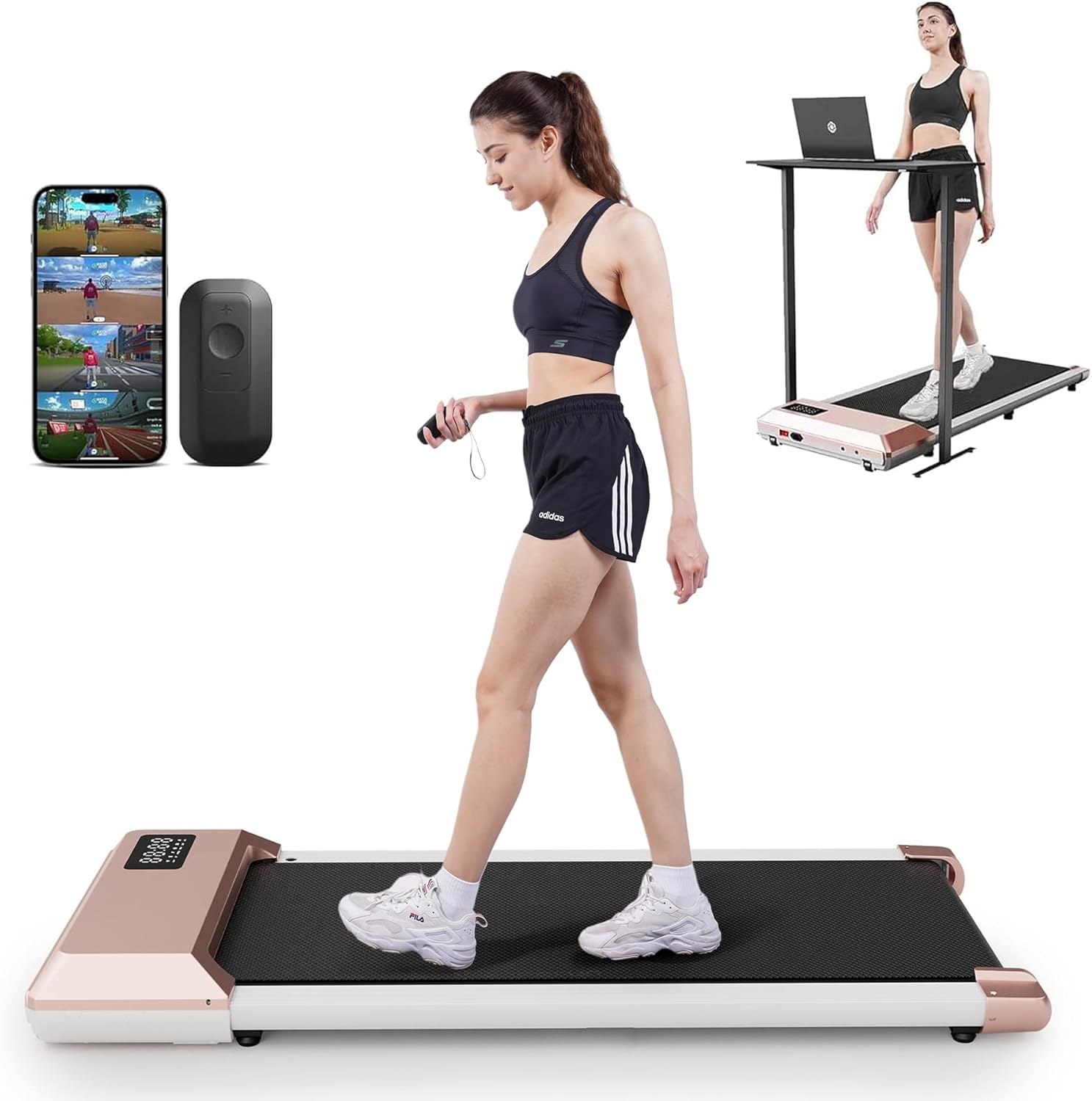 DeerRun 2025 Under Desk Treadmill