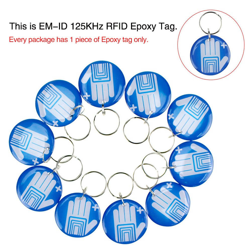 RFID 125 kHz RFID samodzielna klawiatura kontrolera do systemu kontroli dostępu do drzwi + 10 klawiszy + 1 znacznik EM-ID