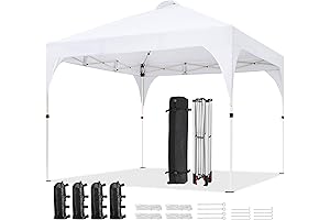Yaheetech 10x10 Pop Up Canopy Tent for Easy Shade & Ventilation
