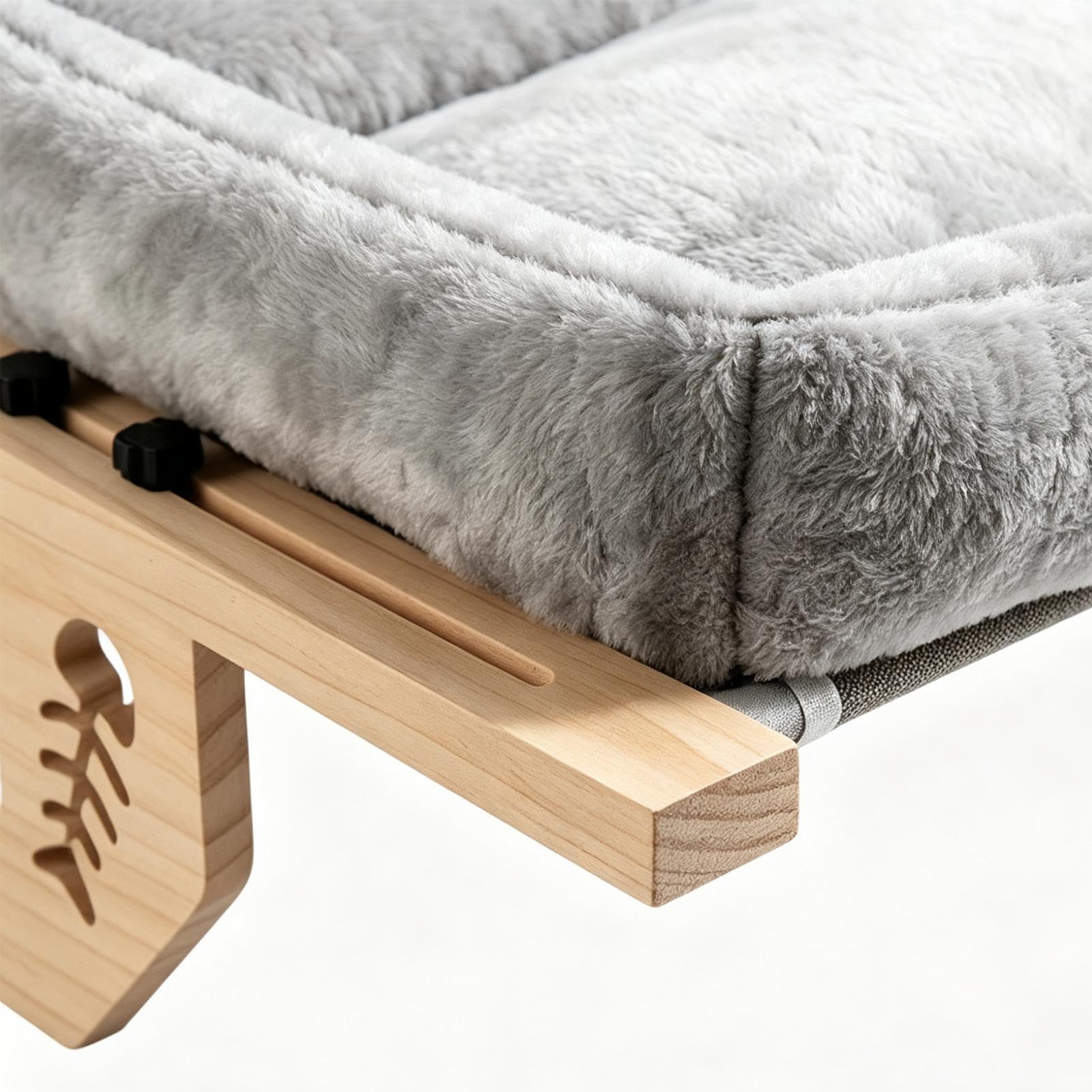 Hamac pour Chat de Fenêtre Siège Bain De pour Animaux De Compagnie avec | Siège Chat Vitre Coussin Moelleux Et Doux Sur Rebord Fenêtre, Table Chevet, Tiroir, Meuble Et